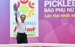 Bí thư Thành ủy TP.HCM dự khán Giải Pickleball tôn vinh gia đình và phụ nữ