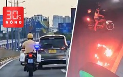 Bản tin 30s Nóng: CSGT rượt 4km chặn ô tô vi phạm; Bắt người đàn ông ném ‘bom xăng’ 3 ngân hàng