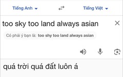 Ảnh vui 22-11: 'Quá trời quá đất' khi được 'chị Google' dịch