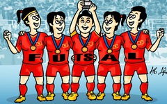 Futsal nữ Việt Nam vô địch Đông Nam Á, HLV Thái Lan cũng chúc mừng