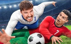 Ronaldo tham gia thử thách của Mr.Beast, kết quả gây sốc