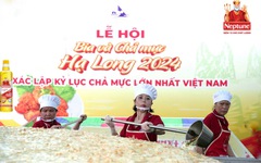 4.400 lít dầu ăn chiên chiếc chả mực lớn nhất Việt Nam