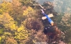 Hình ảnh đầu tiên từ hiện trường trực thăng chở Tổng thống Iran rơi, không còn dấu hiệu sự sống