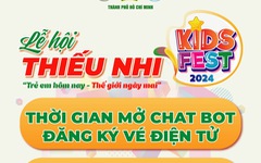 Lễ hội thiếu nhi KIDS Fest 2024 lần đầu phát hành vé điện tử