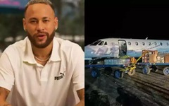 Neymar dùng máy bay riêng chở 2 tấn hàng viện trợ cho các nạn nhân lũ lụt