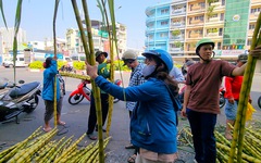 Mía vàng 70.000 đồng/cặp đắt hàng trước ngày vía Ngọc Hoàng