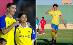 Con trai của Cristiano Ronaldo ghi 10 bàn trong một trận đấu của Al Nassr