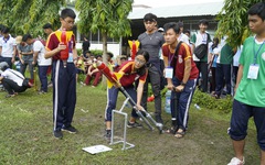 THPT Phan Đăng Lưu giành giải nhất cuộc thi tên lửa nước