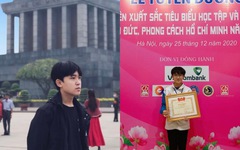 Đam mê văn hóa - lịch sử, nam sinh Khánh Hòa đạt giải Nhì cuộc thi Tuổi trẻ học tập và làm theo Bác