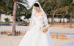 Hé lộ trang sức tinh xảo "cô dâu tháng 6" Minh Hằng đeo trong tiệc cưới