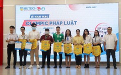 Sinh viên hào hứng tranh tài tại Olympic Pháp luật