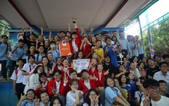 Teen trường THPT Nguyễn Hữu Huân giành giải Nhất Liên hoan Nhóm Ca khúc "Chú ve con" năm 2022