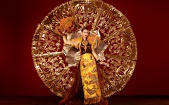 Trang phục dân tộc chính thức của Thiên Ân mang đến Miss Grand International