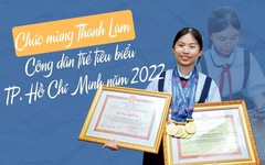 Chúc mừng Thanh Lam - Công dân trẻ tiêu biểu TP.HCM 2022