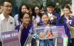 Teen THPT Nguyễn Du (Q.10) bùng nổ ý tưởng sáng tạo trong ngày hội STEM