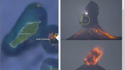 Cận cảnh thảm họa sóng thần do núi lửa phun tại Indonesia làm 281 người chết