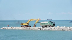 Tạm dừng thi công dự án lấn biển làm thủy cung ở Vũng Tàu