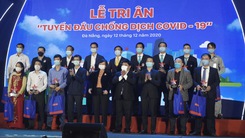 Tri ân 47 cá nhân, tập thể chống dịch COVID-19 ở miền Trung