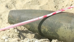 Video: Phát hiện quả bom nặng 500kg dưới sông Trà Khúc