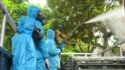 Video: Phun khử trùng dập dịch tại điểm nóng Quảng Nam