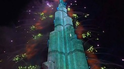 Video: Ngắm nhìn màn pháo hoa tuyệt đẹp ở tòa nhà cao nhất thế giới Burj Khalifa