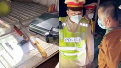 Video: Bắt đối tượng mang theo hung khí, vận chuyển hơn 600 viên ma túy trong đêm