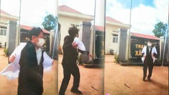 Video: Y sĩ xé áo blouse trước trạm y tế không chịu viết bản kiểm điểm