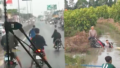 Video: Đua xe bị cảnh sát dí bắt, nhiều 'quái xế' lao thẳng xuống kênh