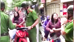 Video: Bị người phụ nữ chống đối cắn vào tay, cán bộ công an thét to