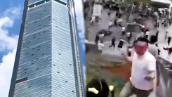 Video: Tòa nhà chọc trời ở Thâm Quyến liên tục rung lắc khiến nhiều người tháo chạy
