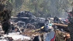 Video: Máy bay quân sự Nga rơi khi bay thử nghiệm, 3 người thiệt mạng