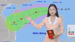 Dự báo thời tiết 22-10: Áp thấp nhiệt đới vào Biển Đông, hướng về vùng biển Đà Nẵng