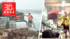 Bản tin 30s Nóng: Ném hành lý không thương tiếc, sa thải 2 người; 'Tàu ma’ dạt vào bờ biển Quảng Trị