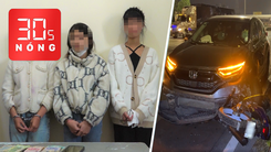 Bản tin 30s Nóng: Bắt nhóm móc túi ở Đà Lạt; Nam tài xế chạy ngược chiều bị nữ tài xế tông tử vong
