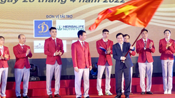Video: Đoàn thể thao Việt Nam làm lễ xuất quân tham dự SEA Games 31