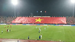 Video: Không thể cử hành quốc ca trước trận U23 Việt Nam - U23 Philippines do sự cố âm thanh