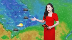 Dự báo thời tiết 12-7: Vùng biển từ Cà Mau đến Kiên Giang có gió mạnh, sóng biển cao đến 3,5m