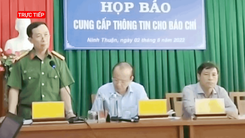 Trực tiếp: Họp báo 'Vụ tai nạn khiến nữ sinh tử vong có liên quan quân nhân lái ôtô' ở Ninh Thuận
