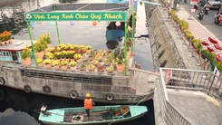 Video: Rộn ràng chợ hoa xuân 'Trên bến dưới thuyền' ở TP.HCM