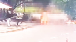 Video: Vụ tạt xăng đốt cô gái do đánh ghen, công an tạm giữ mẹ chồng và con dâu