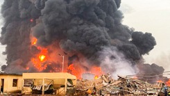Cháy nổ kho xăng làm rung chuyển thủ đô Guinea, nhiều người thiệt mạng