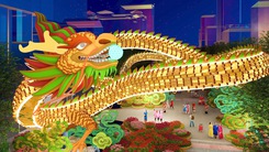 Hé lộ phác thảo rồng dài 100m ở đường hoa Nguyễn Huệ Tết Giáp Thìn 2024, hứa hẹn ấn tượng