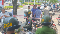 Video: Phong tỏa hiện trường điều tra vụ cướp ngân hàng ở Đà Nẵng