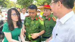 Cô Lê Thị Dung đã ra tù vào sáng 28-6