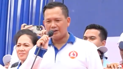 Video thông điệp của đại tướng Hun Manet, ứng cử viên thủ tướng tương lai của Campuchia