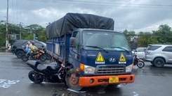 Cảnh báo tai nạn ngay điểm mở dải phân cách trên quốc lộ ở Tiền Giang