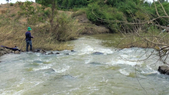 Cận cảnh dòng sông Phan, nơi tranh cãi nguyên nhân ngập cao tốc Phan Thiết - Dầu Giây