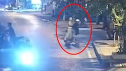 Công an phường coi camera, cùng CSGT đón lõng bắt hai tên trộm xe máy