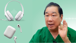 Bác sĩ cảnh báo: Tác hại khi đeo tai nghe thường xuyên