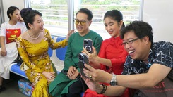 Nghệ sĩ Thành Lộc, Trịnh Kim Chi, Lê Phương... trải nghiệm tuyến Metro số 1
